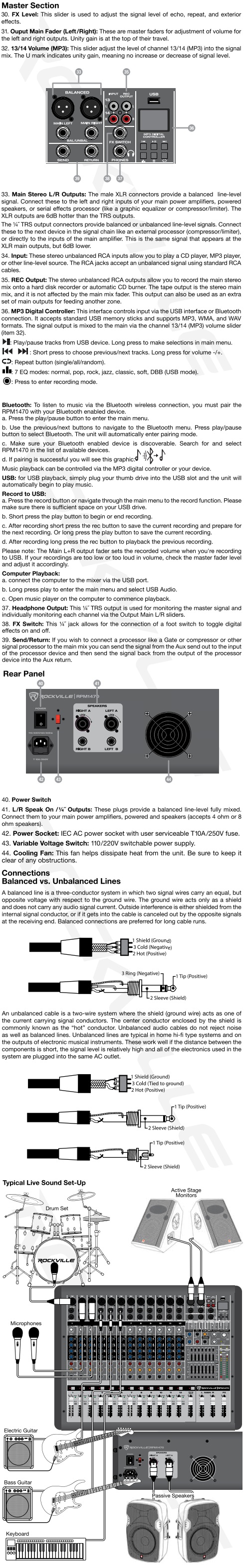 RPM1470 Owner's Manual – Rockville Audio