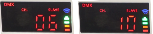 DMX CH. 06, DMX CH. 10