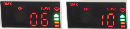 DMX CH. 06, DMX CH. 10