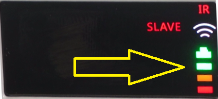 Battery Life Indicator(lower right)