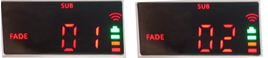 FADE SUB 01, FADE SUB 02
