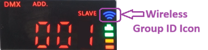 Wireless Group ID Icon(top right)