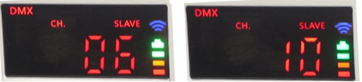DMX CH. 06, DMX CH. 10